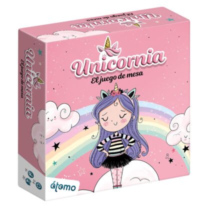 UNICORNIA es el juego de mesa de la famosa saga literaria escrita por Ana Punset.