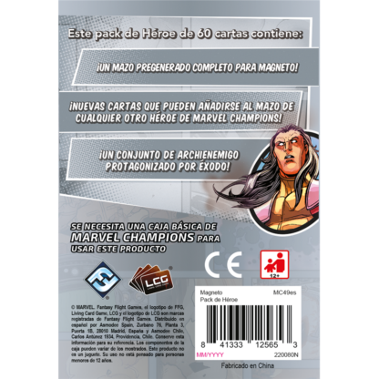 PRE-VENTA Magneto Marvel Champions Pack de Héroe - Imagen 3