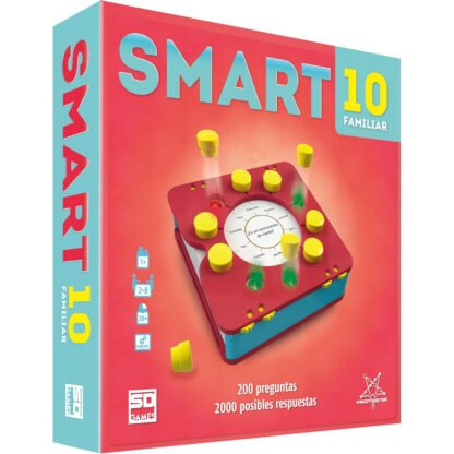 Smart10 es un juego de preguntas donde los jugadores no deberán esperar demasiado su turno. Las preguntas ofrecen 10 posibles respuestas y todos los jugadores tendrán la oportunidad de contestar en cada una de las preguntas.